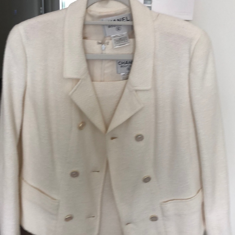 Chanel 2 piece dress suit